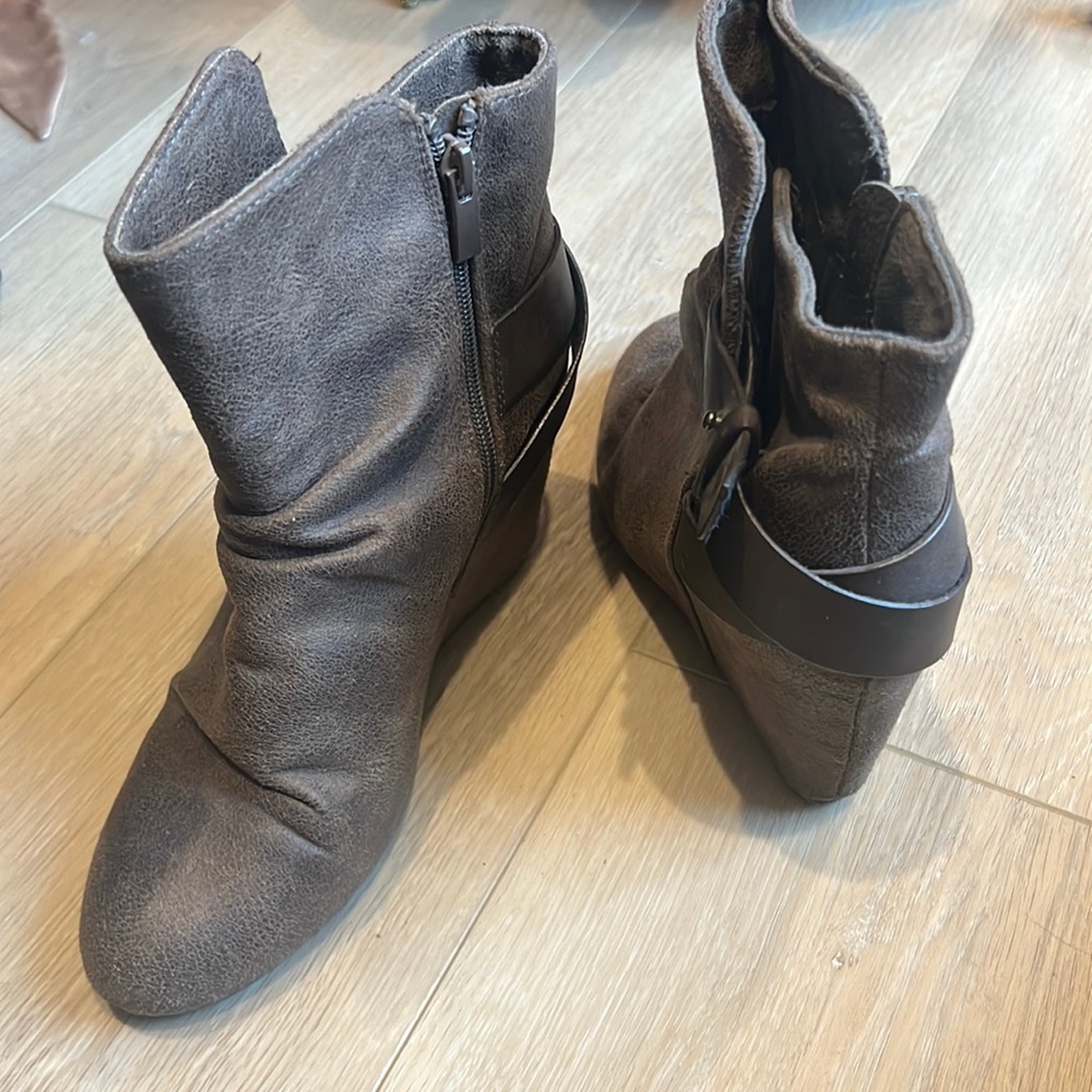 Aldo Wedge Booties - Size 8